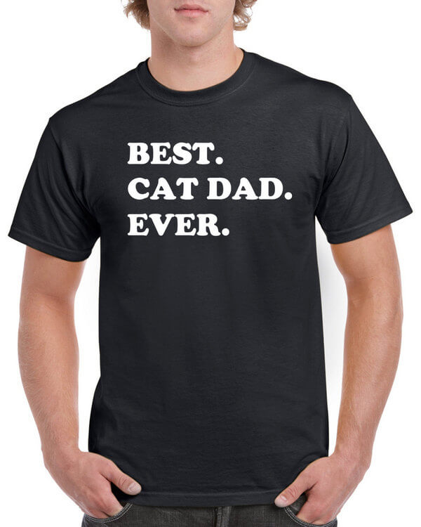 Best Cat Dad Ever Shirt - Awesome Cat Dad T-Shirt - Gift For Cat Lovers - Shirt for Animal Lovers - Cat Shirt - Funny Shirt