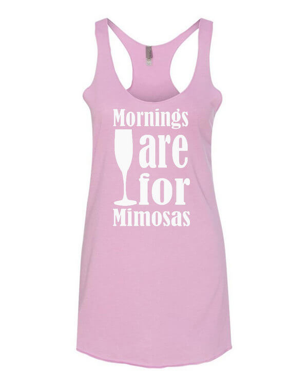 Mornings are for Mimosas Tank Top - Womens Tank Top - Ladies Racerback - Womens Racerback - Beach Tank Top - Summer Tank Top