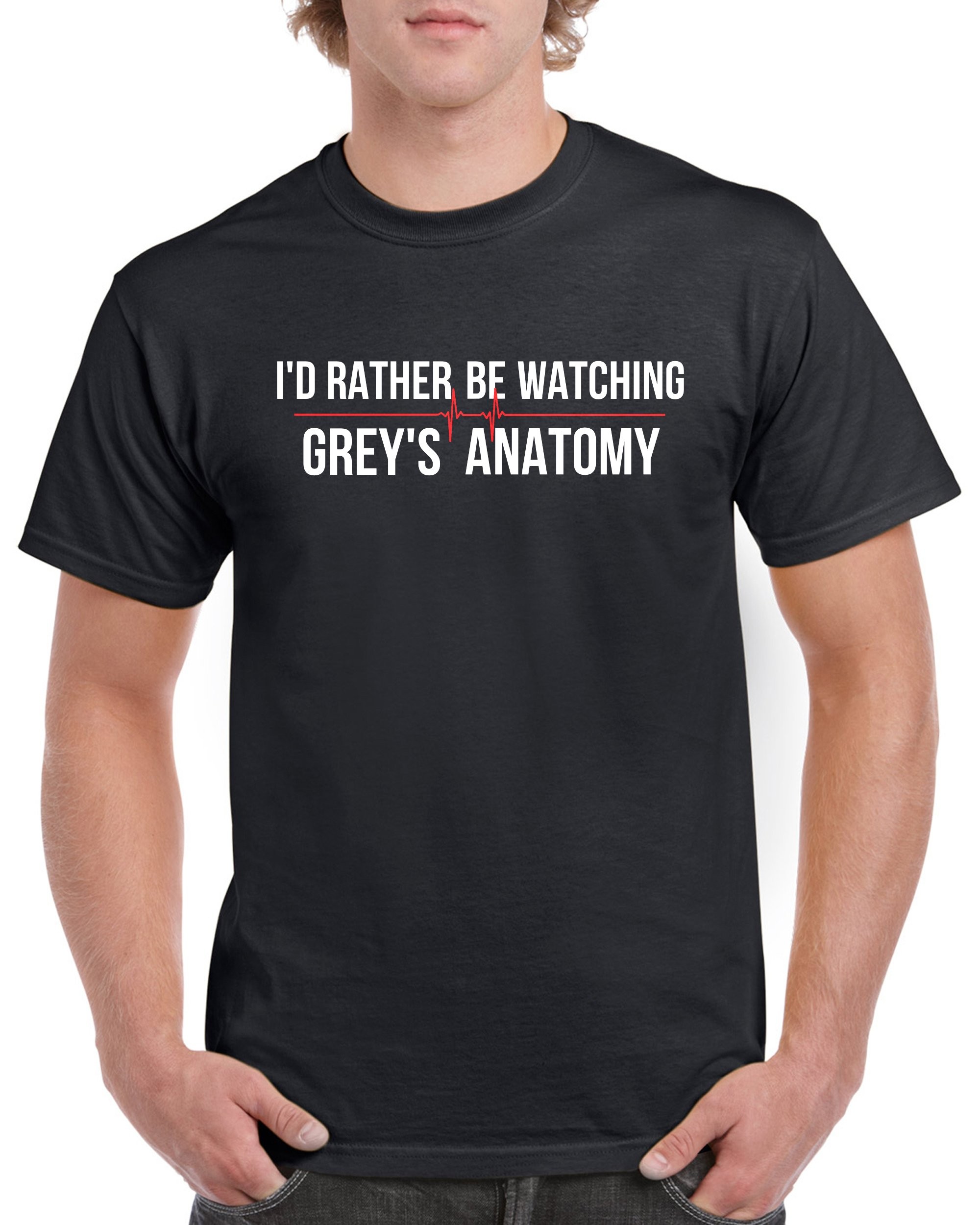 I’d Rather Be Watching Grey’s Anatomy T-Shirt – ToasterTees.com