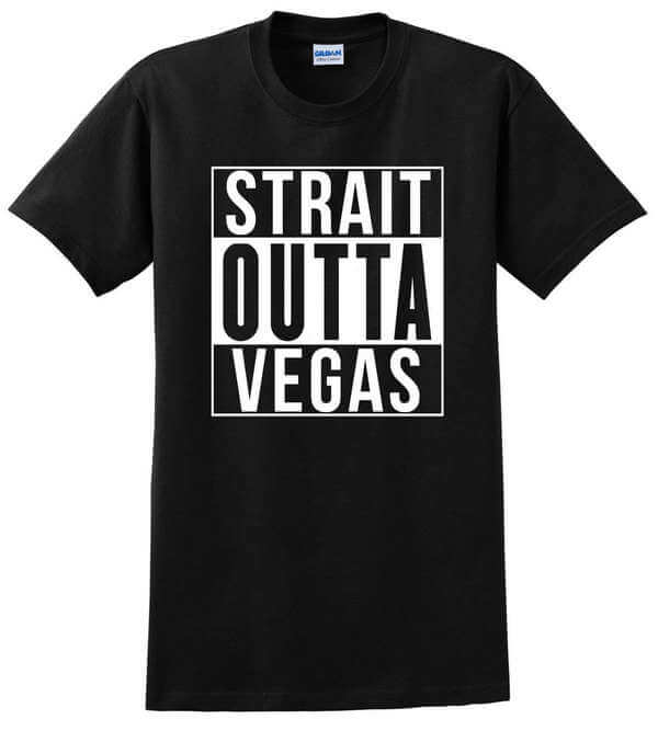 George Strait Shirt - Strait Outta Vegas - George Strait T-Shirt - George Strait Vegas Concert - George Strait in Vegas