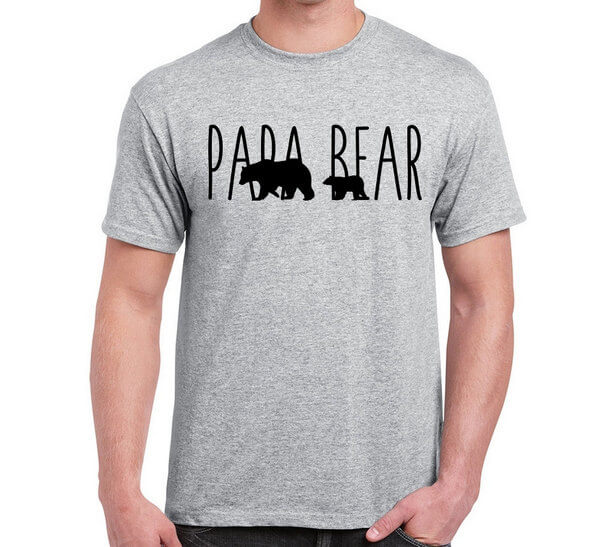 Papa Bear Shirt - Fathers Day Gift - Gift For Dad - Fathers Day Shirt